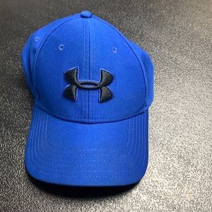 Under Armour Fitted Baseball Cap Blue Size M/L